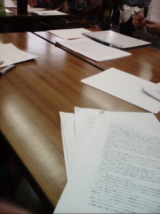 プロット勉強会の写真