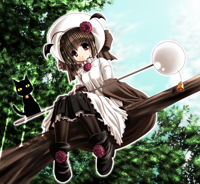 黒猫と少女